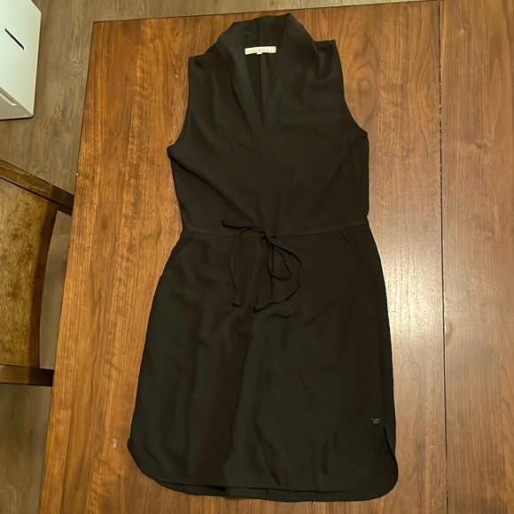 Monk & Lou Black Dress with Waist Tie - Picture 1 of 5